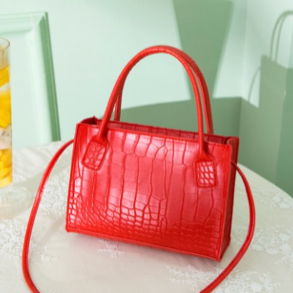 Bright Red Shoulder Bag - Picture 2 of 6